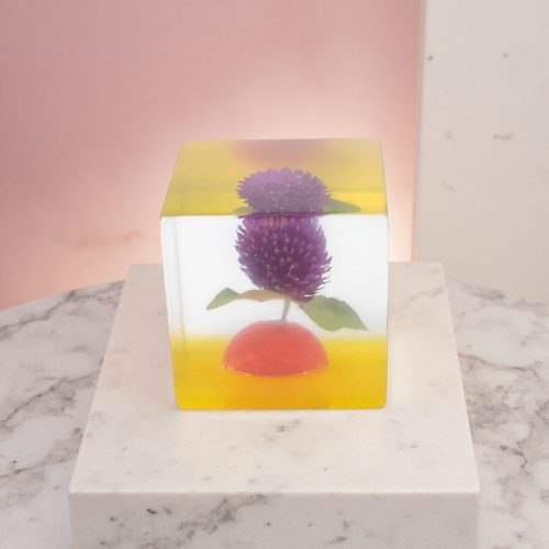 レジン・フラワーキューブfc003