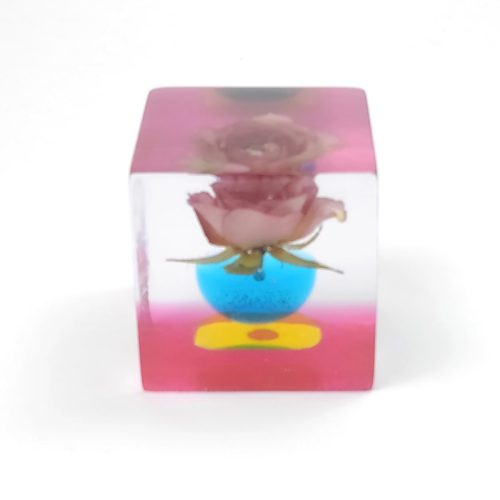 レジン・フラワーキューブfc005