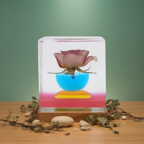 レジン・フラワーキューブfc005