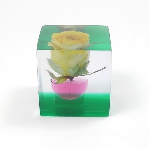 レジン・フラワーキューブfc007