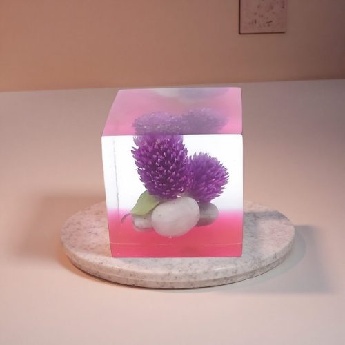 レジン・フラワーキューブfc010