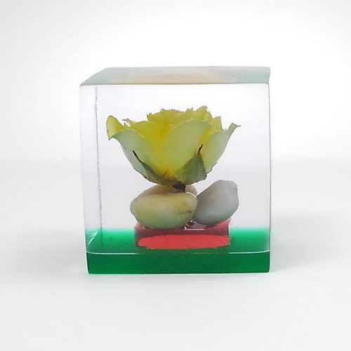 レジン・フラワーキューブfc011