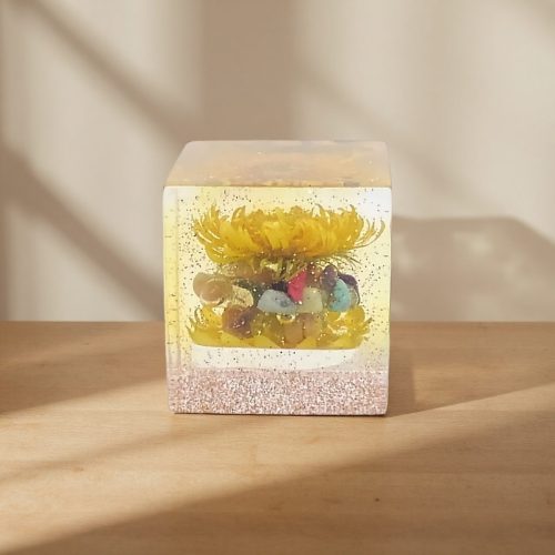 レジン・フラワーキューブfc014