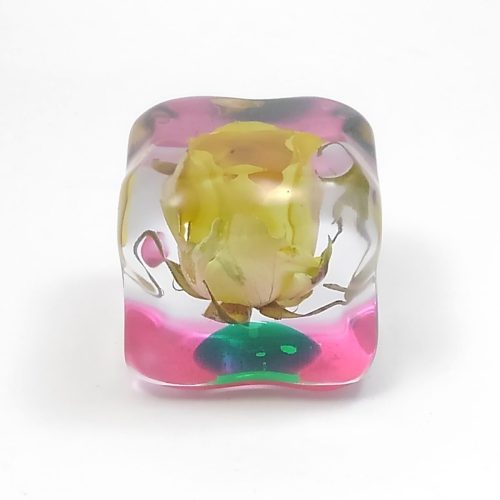 レジン・フラワーキューブfc015