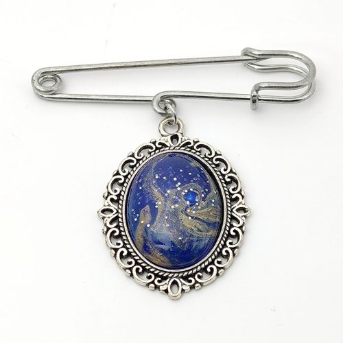 ポーリングアートアクセサリー・ブローチ・ミルキーウェイpaa-mw015