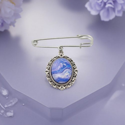 ポーリングアートアクセサリー・ブローチ・ミルキーウェイpaa-mw016