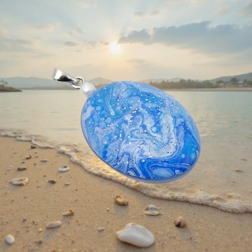 ポーリングアートアクセサリー・ペンダント・オーシャンpaa-oc006