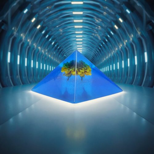 レジン・フラワーピラミッドfp001