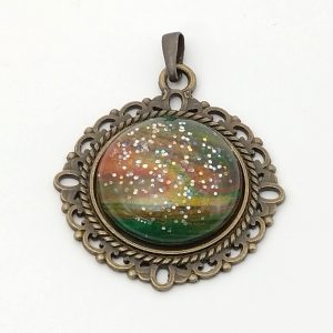 ポーリングアートアクセサリー・ペンダント丸形・ジュピターpaa-ju007