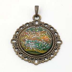 ポーリングアートアクセサリー・ペンダント丸形・ジュピターpaa-ju008