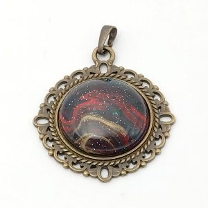 ポーリングアートアクセサリー・ペンダント丸形・ジュピターpaa-ju011